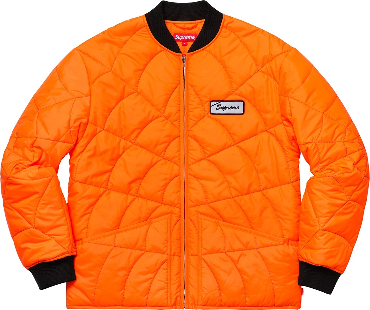 Spider Web Quilted Work Jacket view 13
